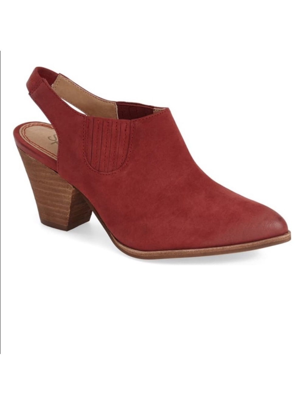 Splendid Suede Slingback Ankle Booties
